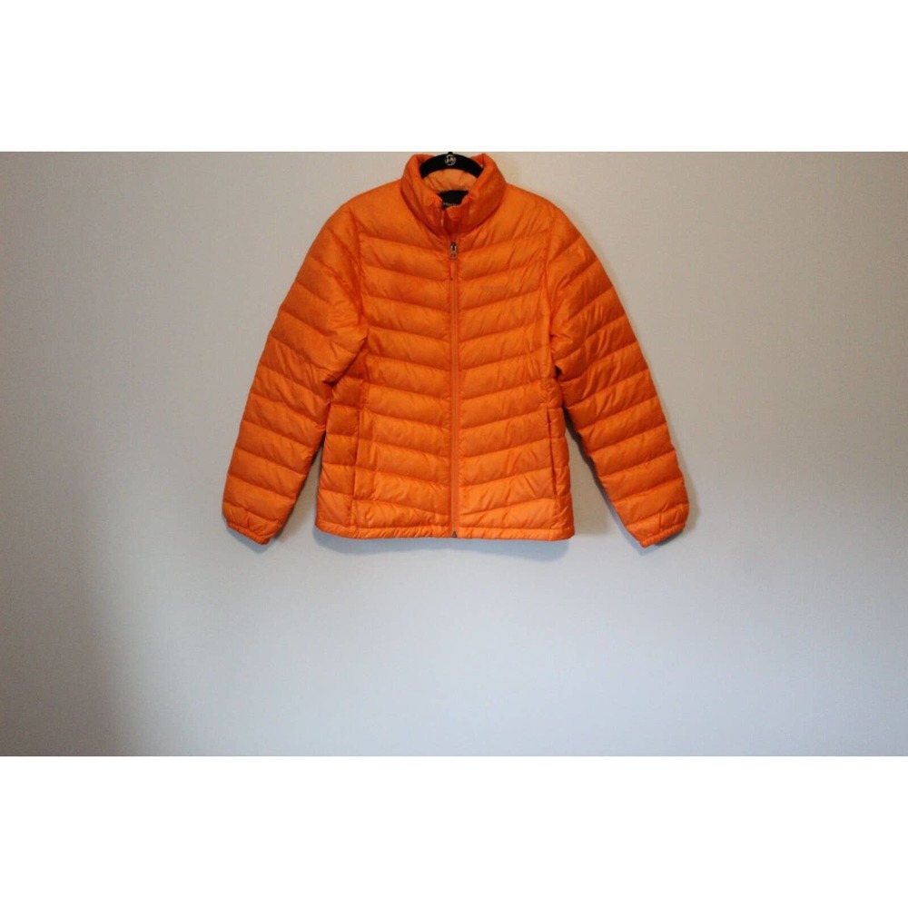 Marmot Jena Jacket Down Light 700 Fill Puffer Coat Orange Women's Medium H14327 - Picture 10 of 12